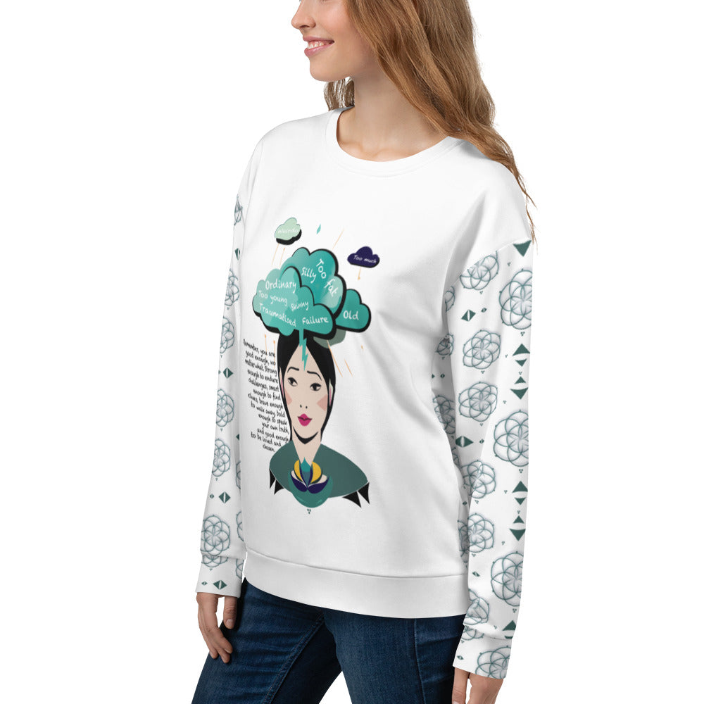 ATTITUDE. Unisex Sweatshirt. MIND YOUR MIND.