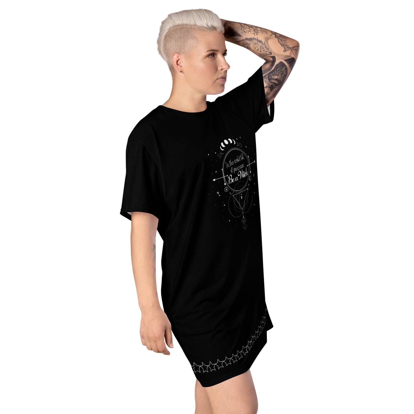 UNDER THE INFLUENCE. T-shirt dress. BE A WITCH.