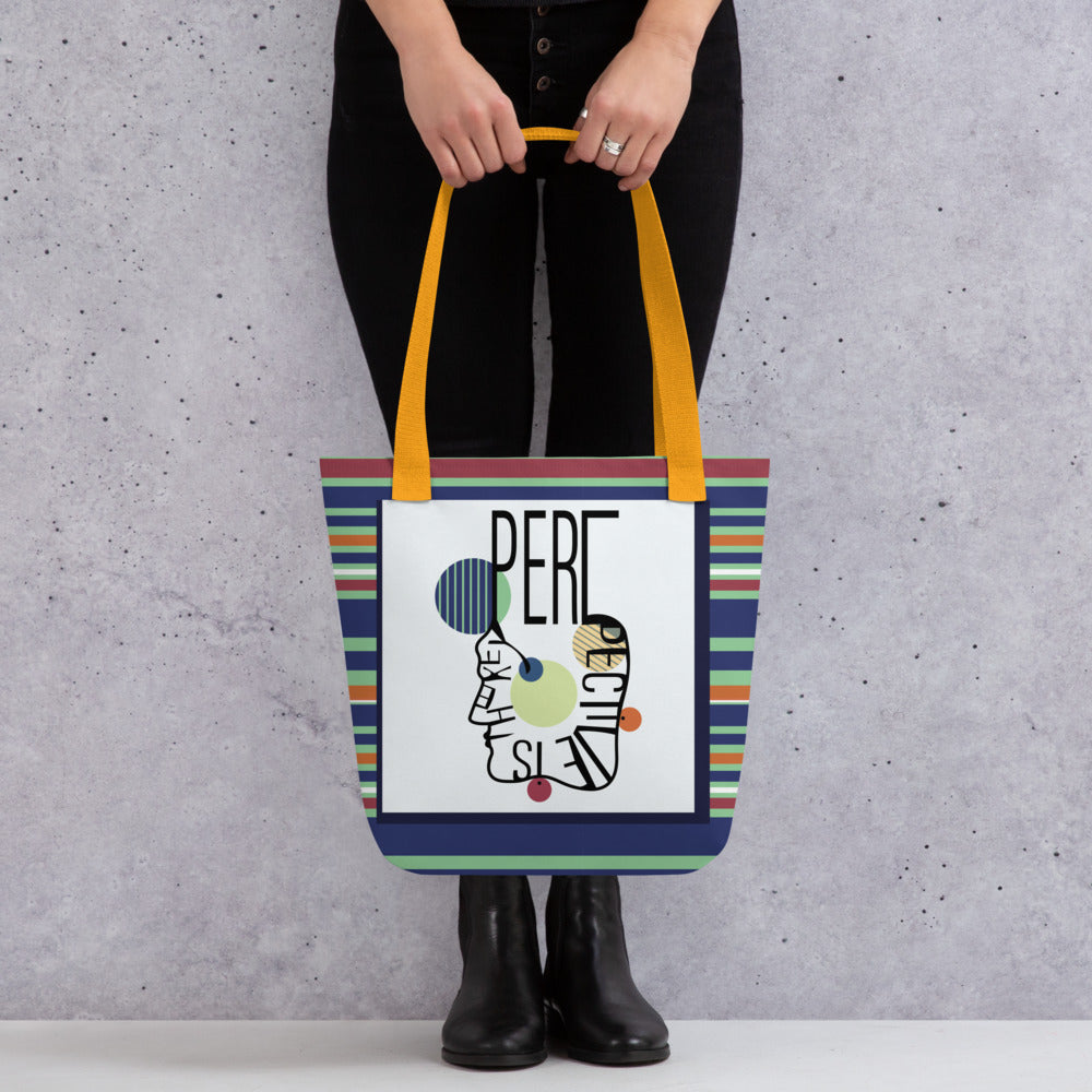 ATTITUDE. Tote bag. PERSPECTIVE.