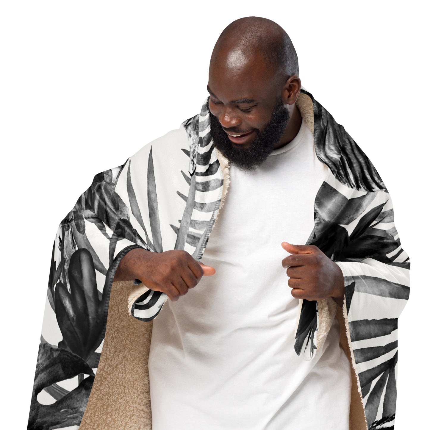 ANIMAL INSTINCT. Sherpa blanket. TIGERS.