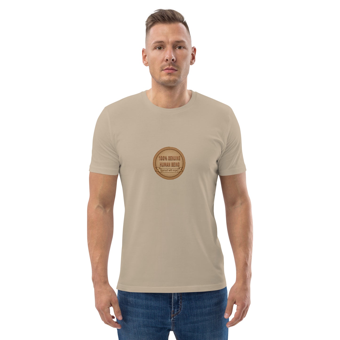 LABELLED. Unisex organic cotton t-shirt. 100% Genuine Human