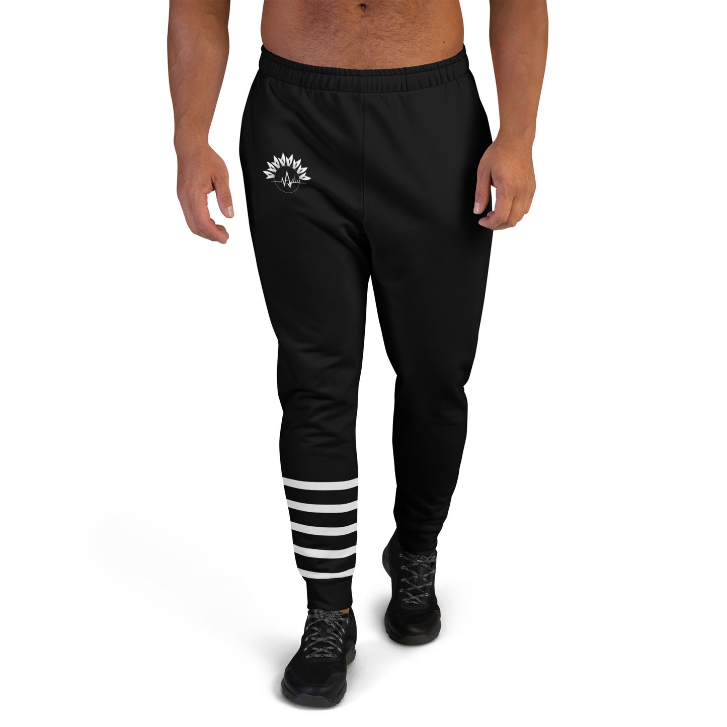 ACTIVE. Men's Joggers. Black.