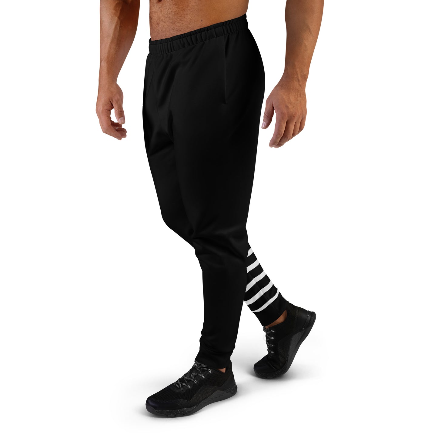 ACTIVE. Men's Joggers. Black.