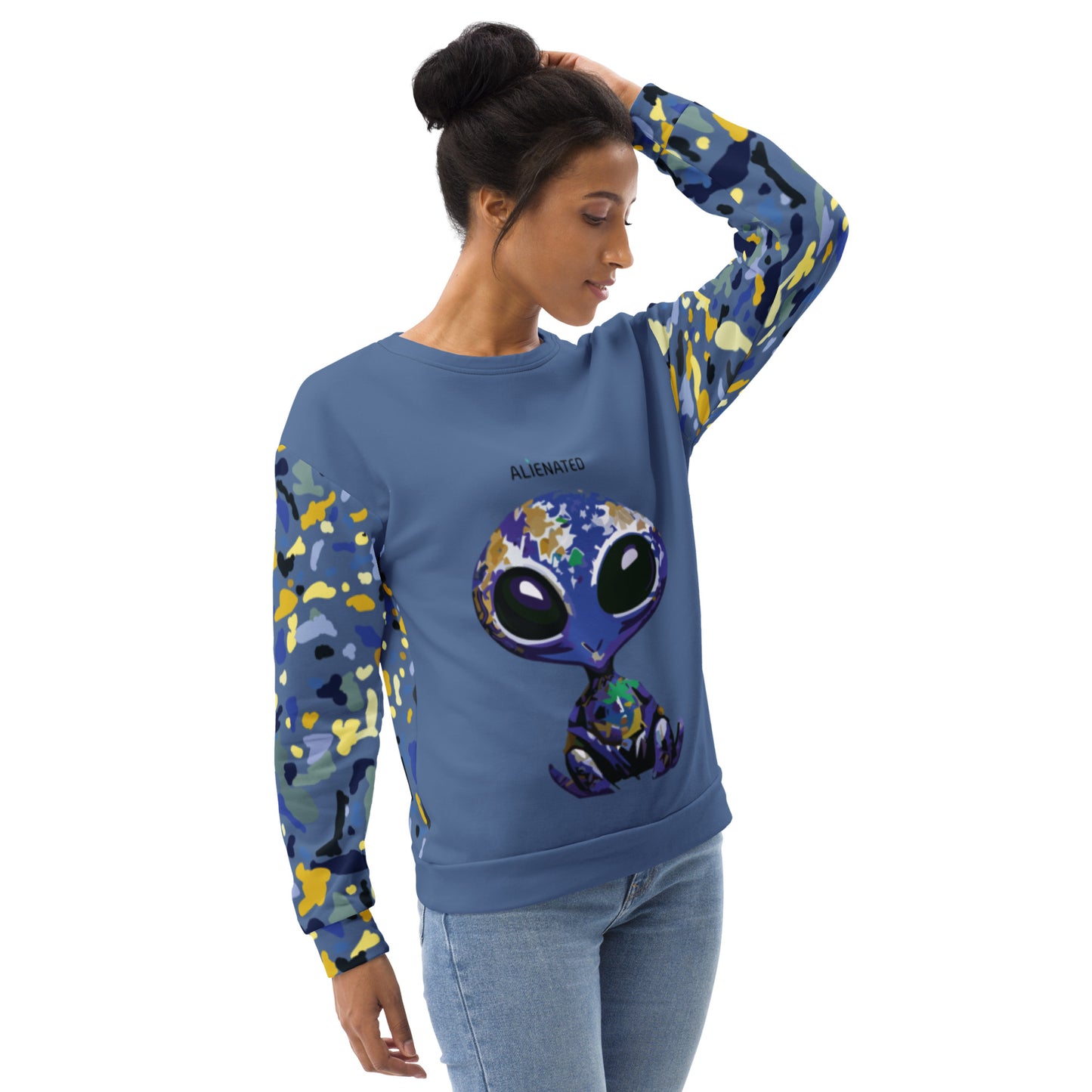 OUT OF SPACE. Unisex Sweatshirt. ALIENATED.