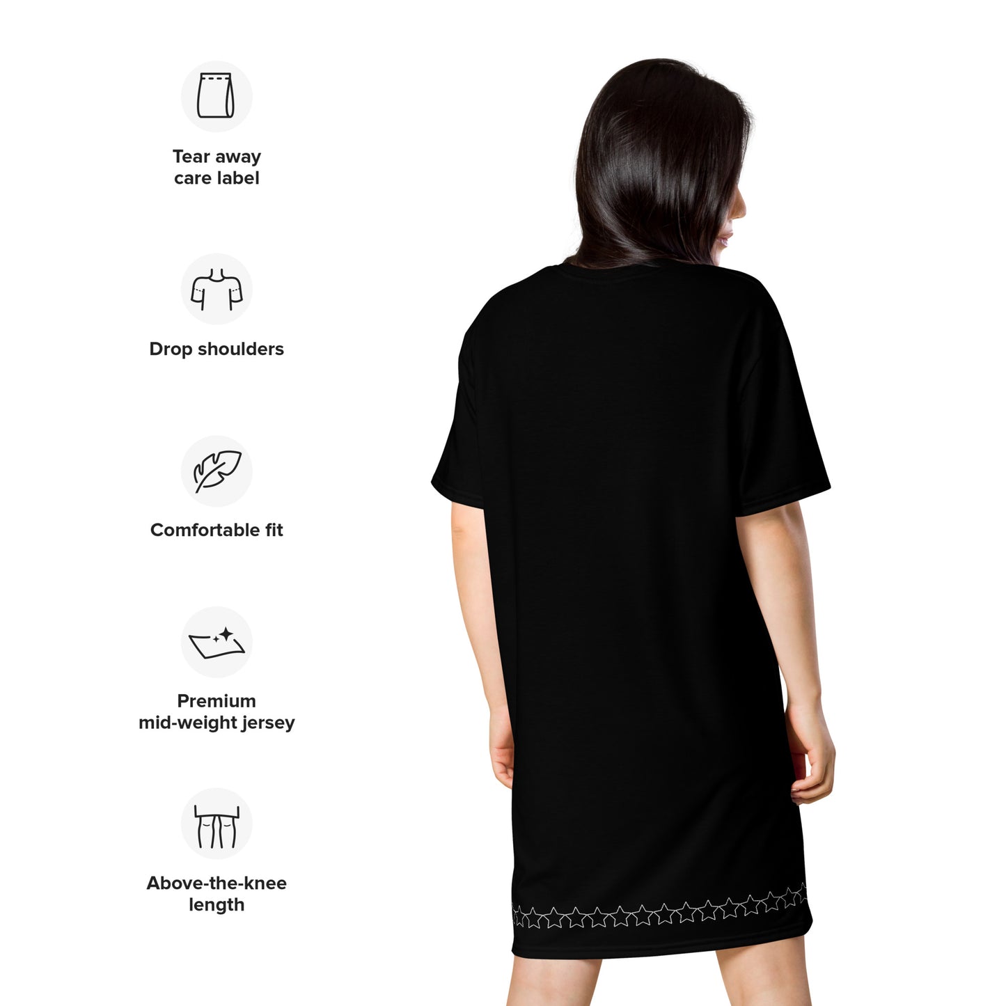UNDER THE INFLUENCE. T-shirt dress. BE A WITCH.