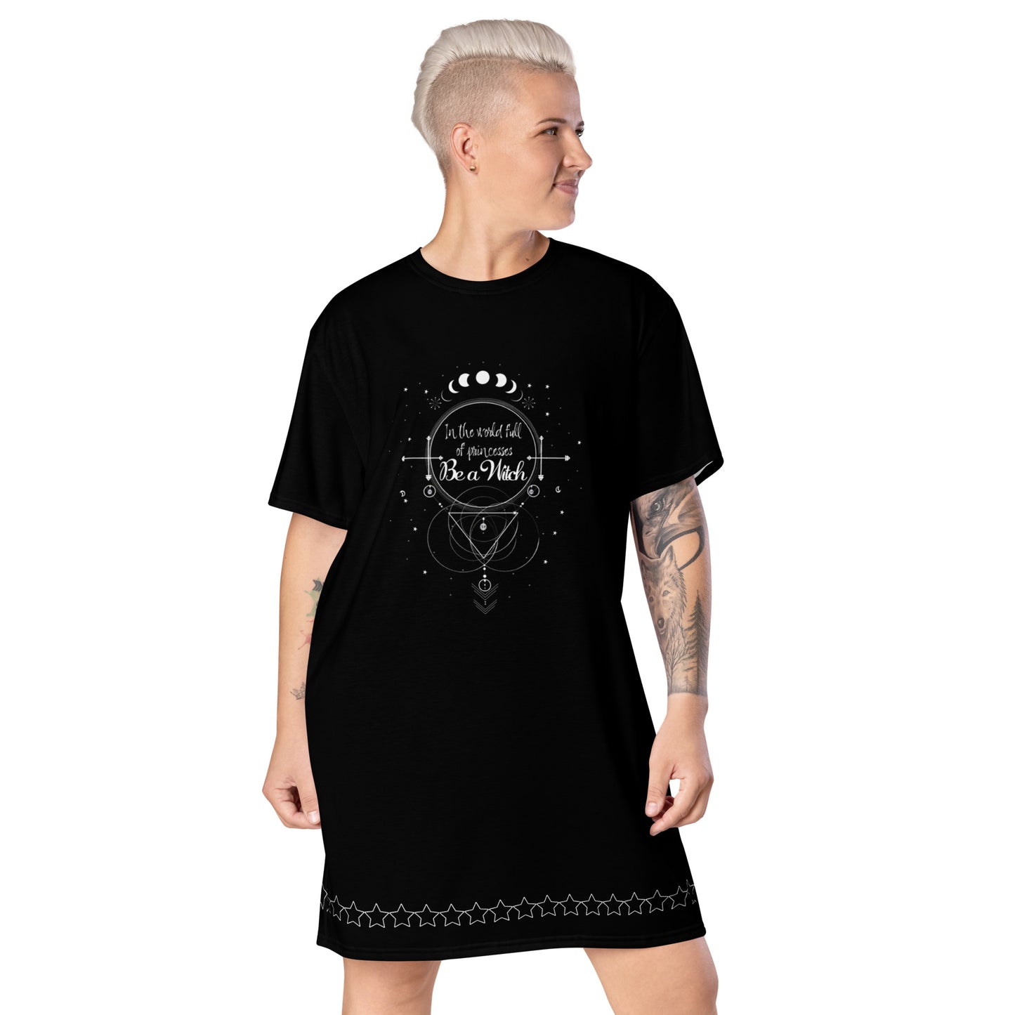 UNDER THE INFLUENCE. T-shirt dress. BE A WITCH.