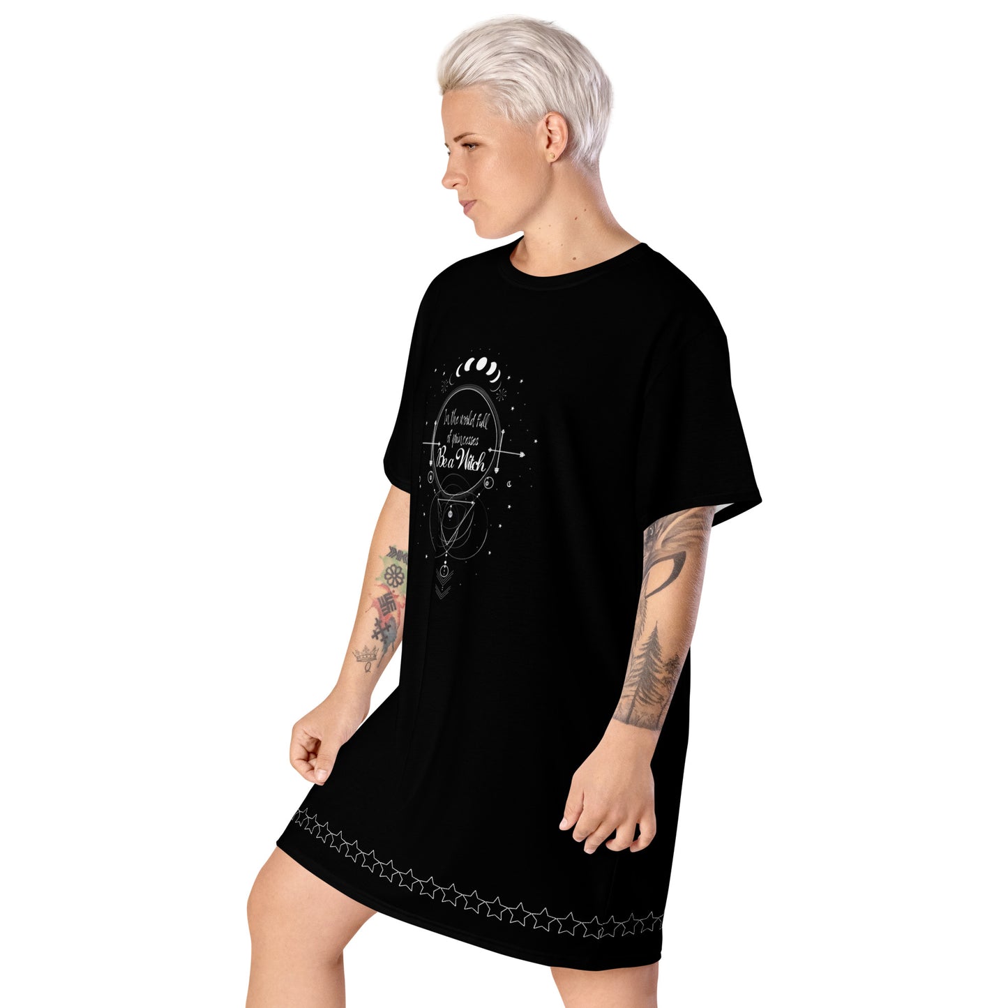 UNDER THE INFLUENCE. T-shirt dress. BE A WITCH.