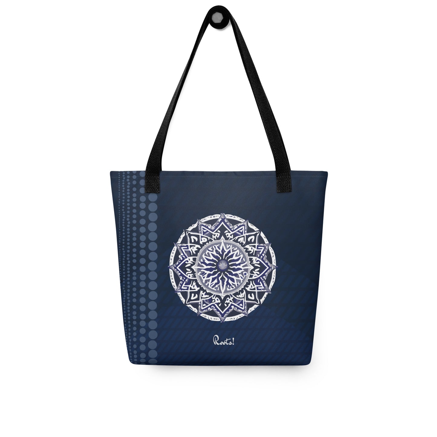 ROOTS! Tote bag. Blue Mandala.