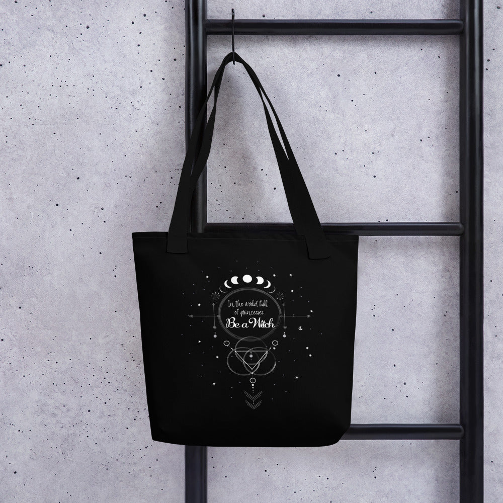 UNDER THE INFLUENCE. Tote bag. BE A WITCH.