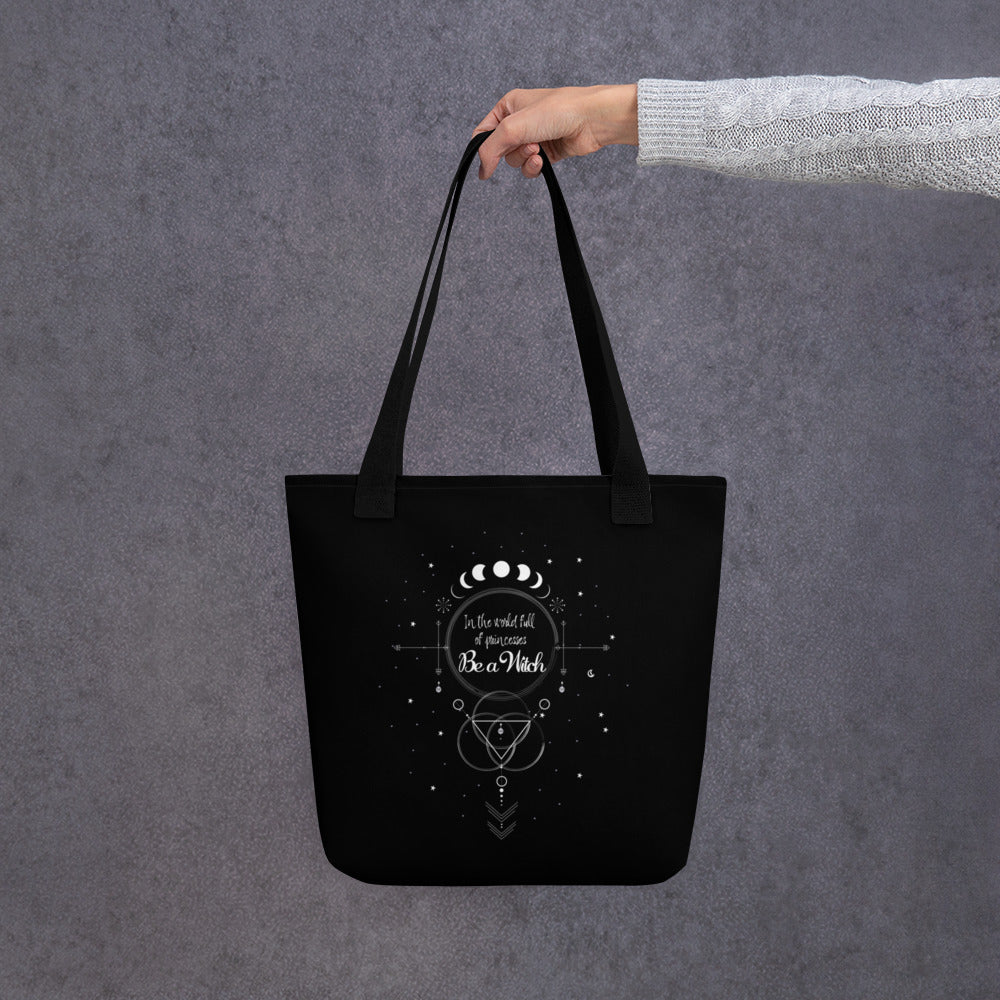 UNDER THE INFLUENCE. Tote bag. BE A WITCH.
