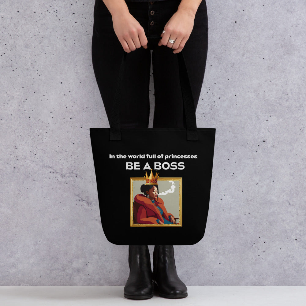 ATTITUDE. Tote bag. BE A BOSS.