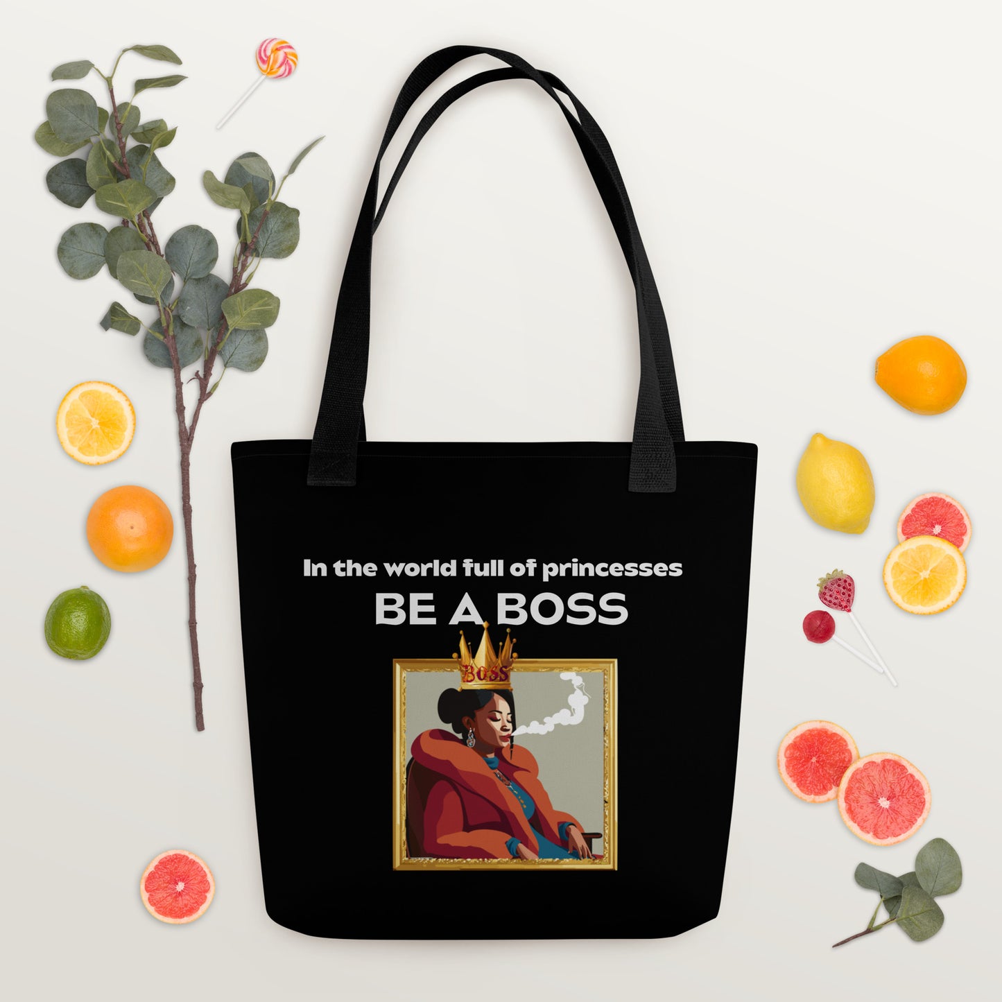 ATTITUDE. Tote bag. BE A BOSS.