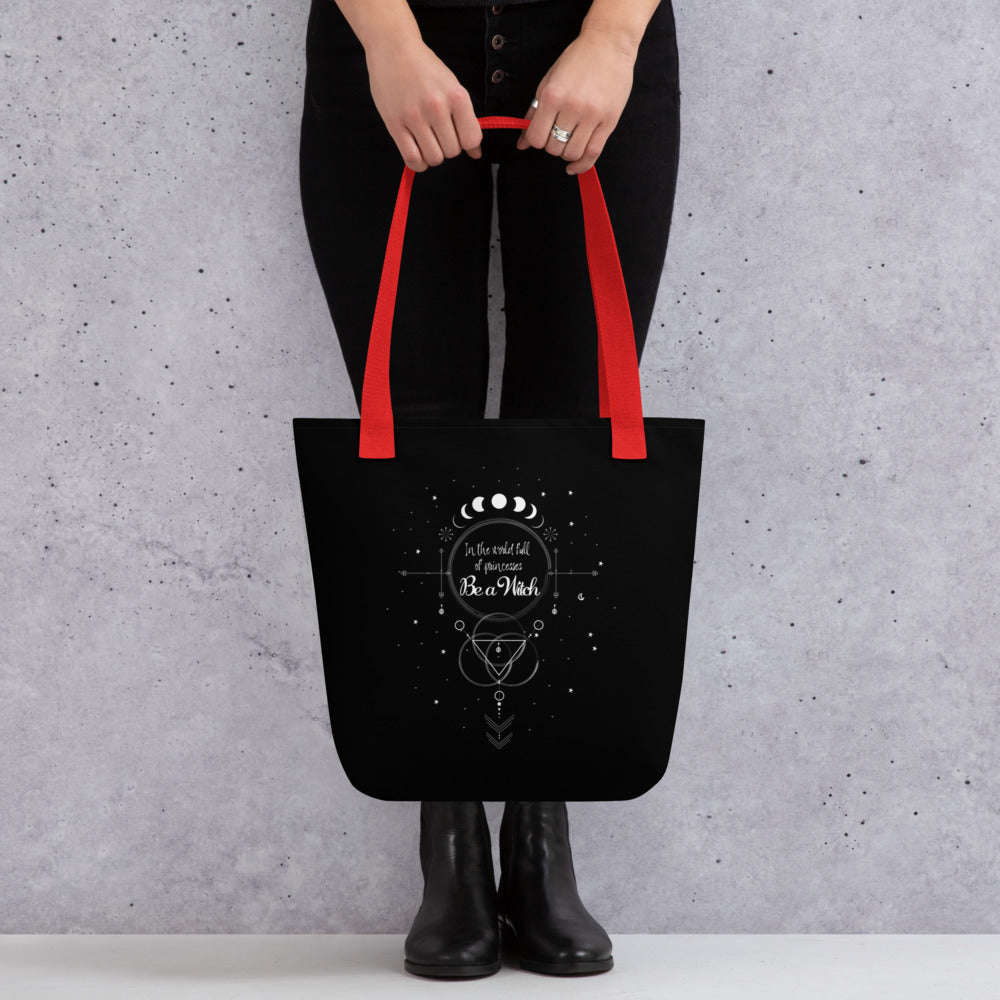 UNDER THE INFLUENCE. Tote bag. BE A WITCH.