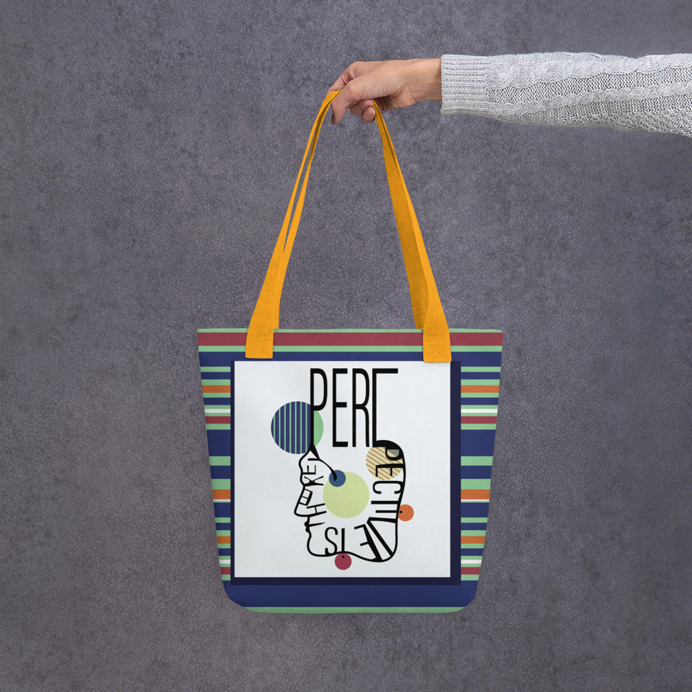 ATTITUDE. Tote bag. PERSPECTIVE.