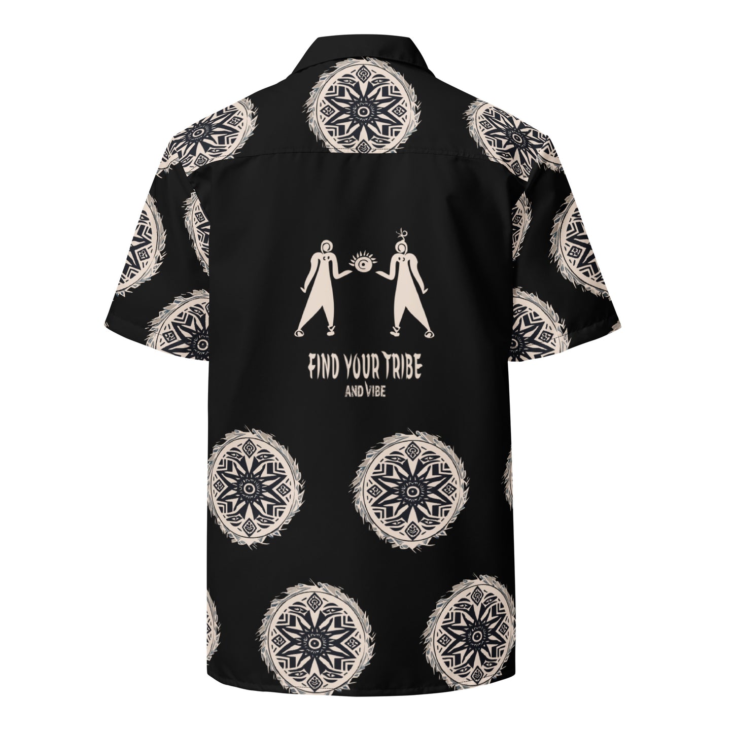 VIBE TRIBE. Unisex button shirt.