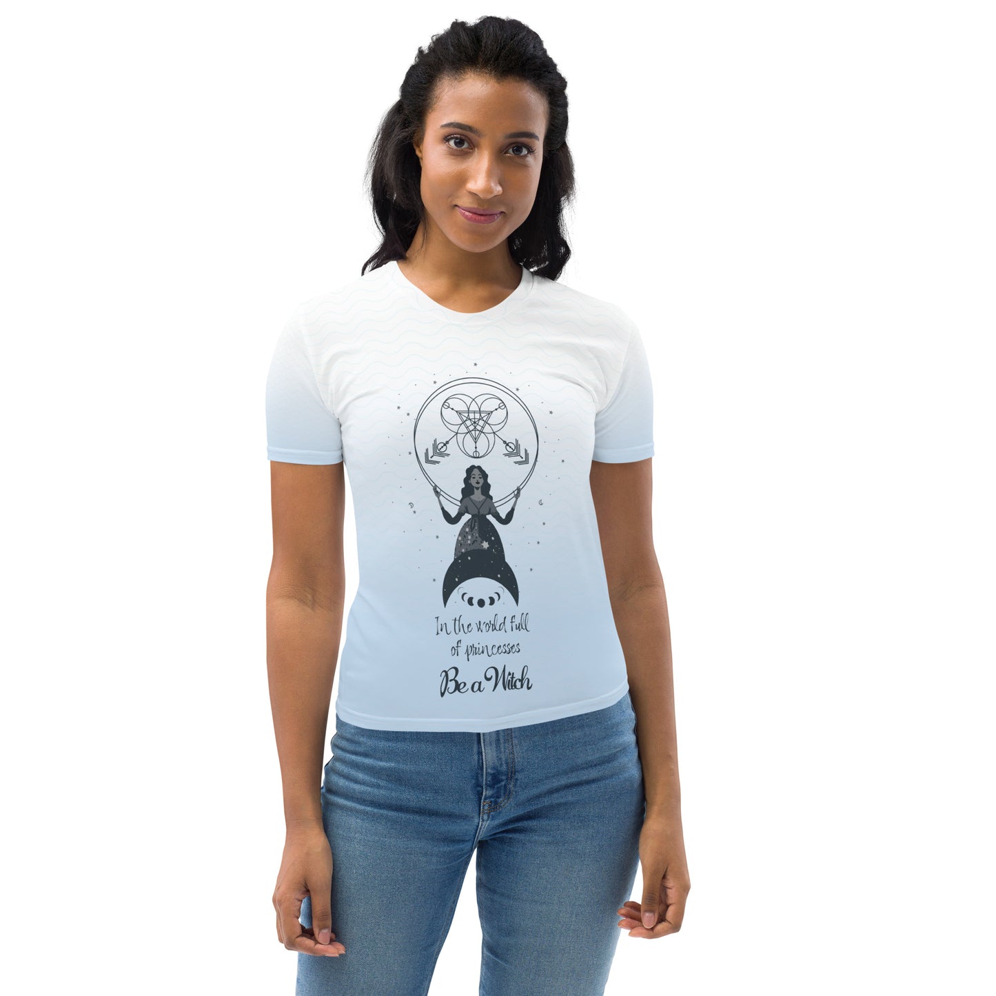 UNDER THE INFLUENCE. Women's T-shirt. BE A WITCH.