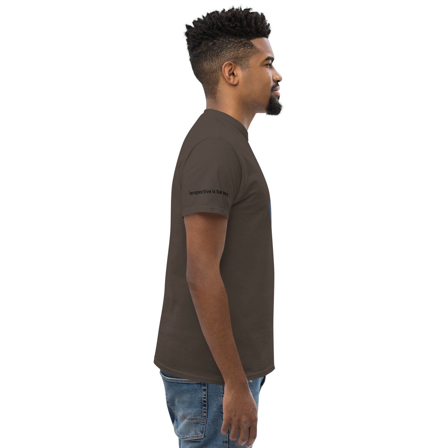 ATTITUDE. Men's classic tee. PERSPECTIVE IS THE KEY.