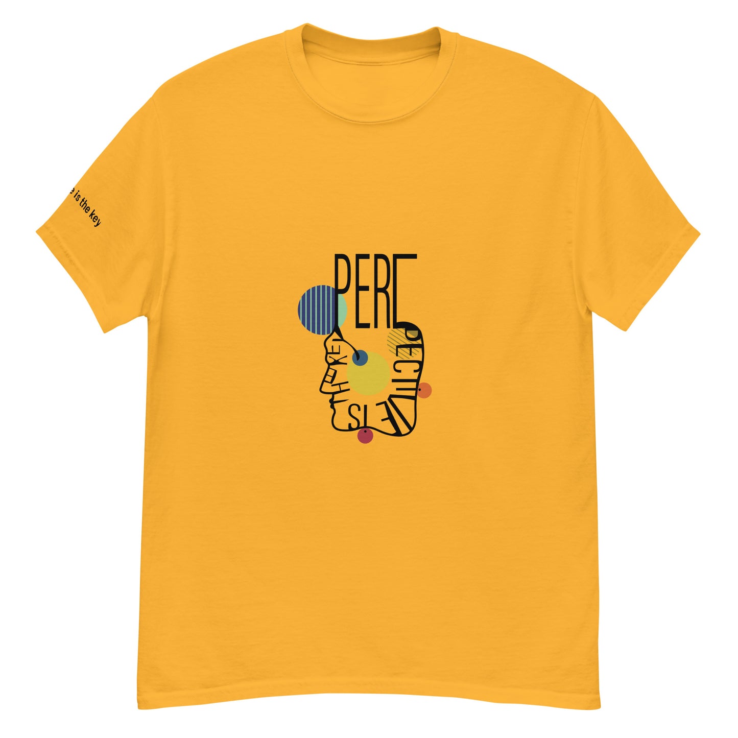 ATTITUDE. Men's classic tee. PERSPECTIVE IS THE KEY.