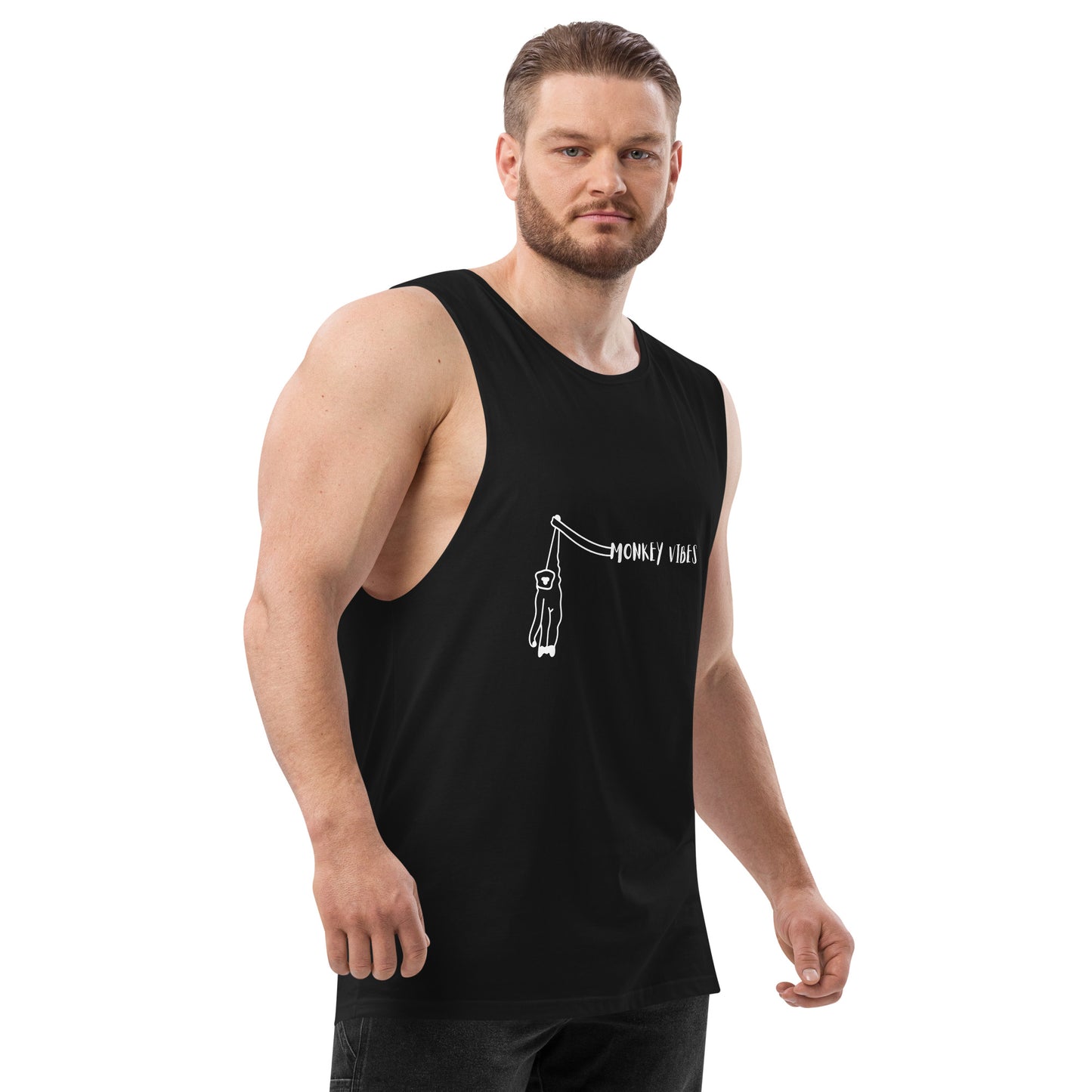Men’s drop arm tank top