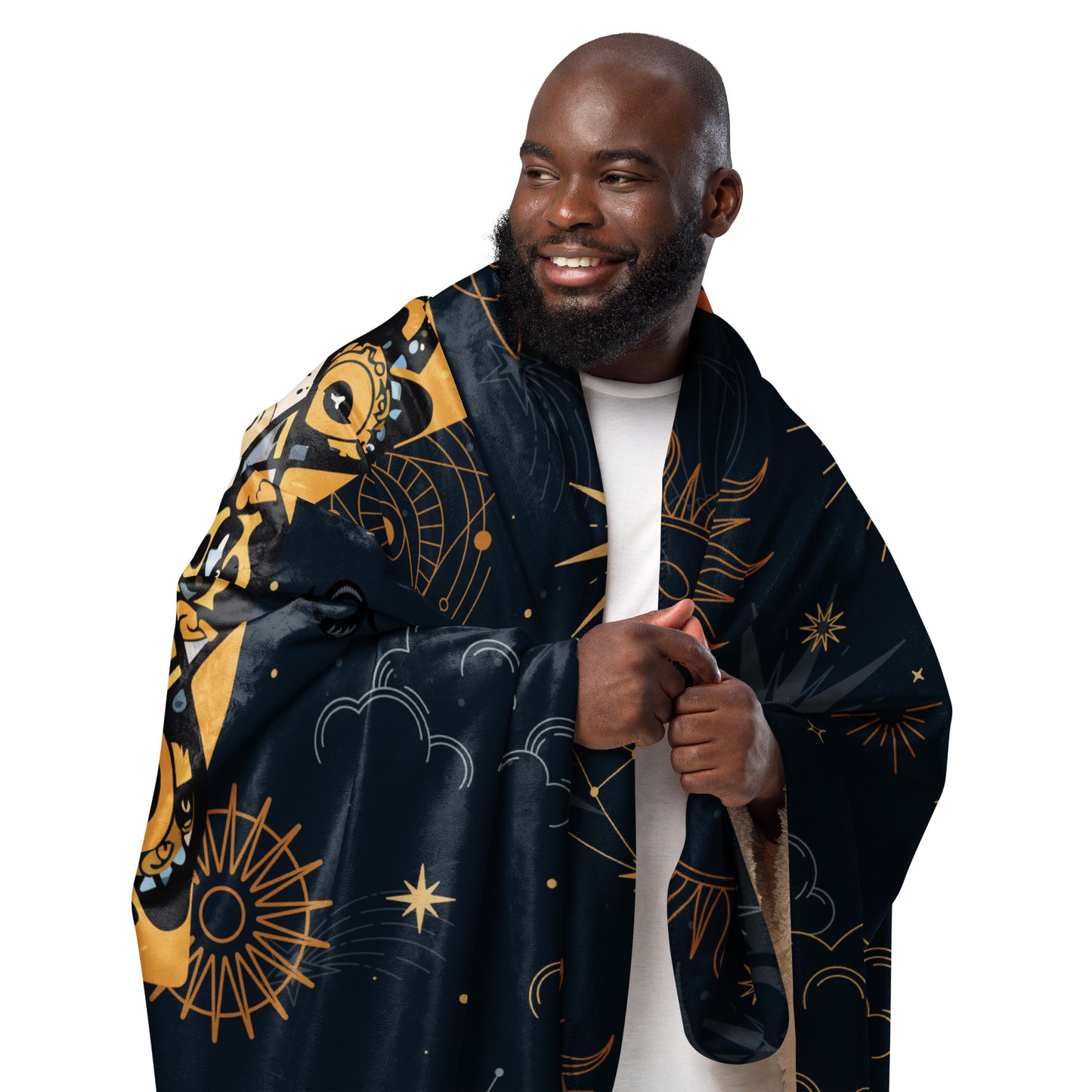 UNDER THE INFLUENCE. Sherpa blanket. GODDESS.