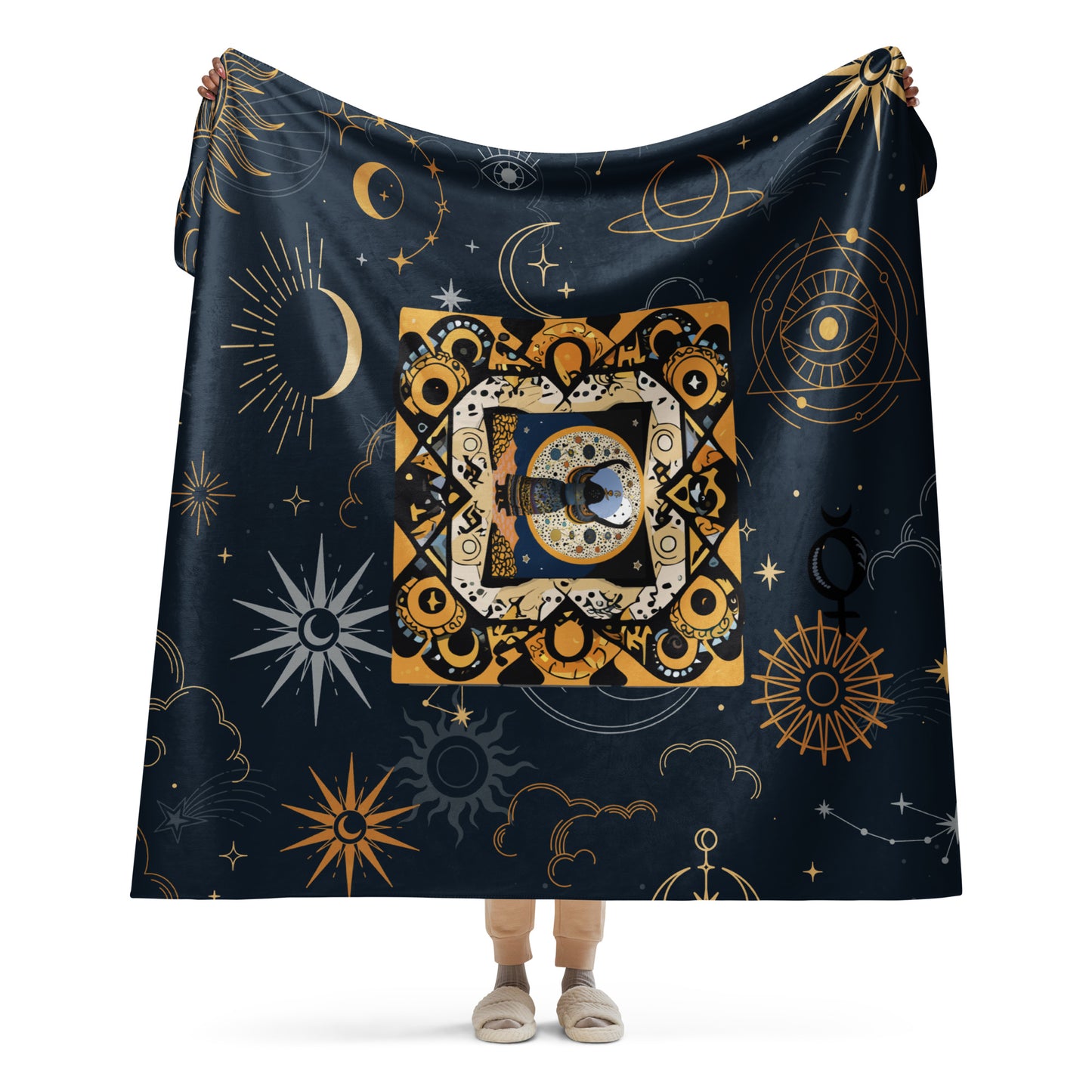 UNDER THE INFLUENCE. Sherpa blanket. GODDESS.