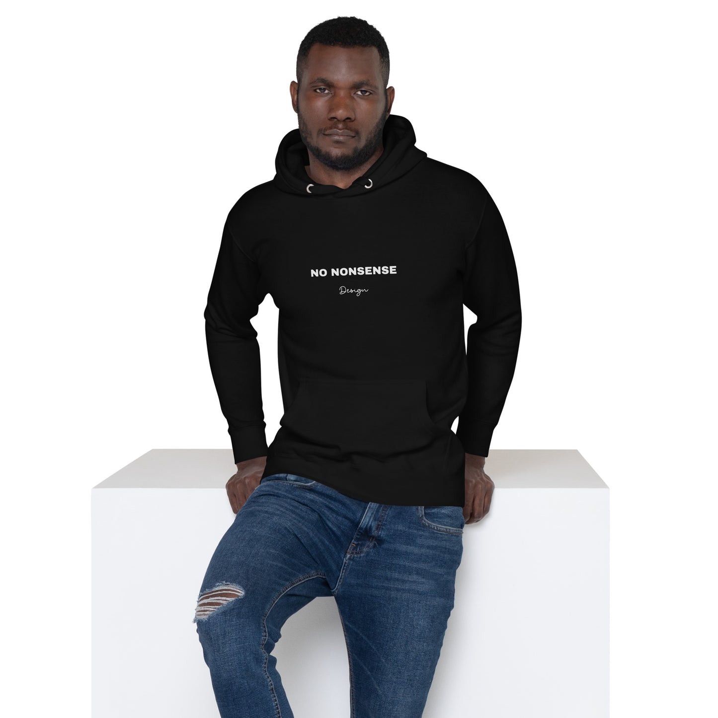 ATTITUDE. Unisex Hoodie. NO NONSENSE DESIGN.