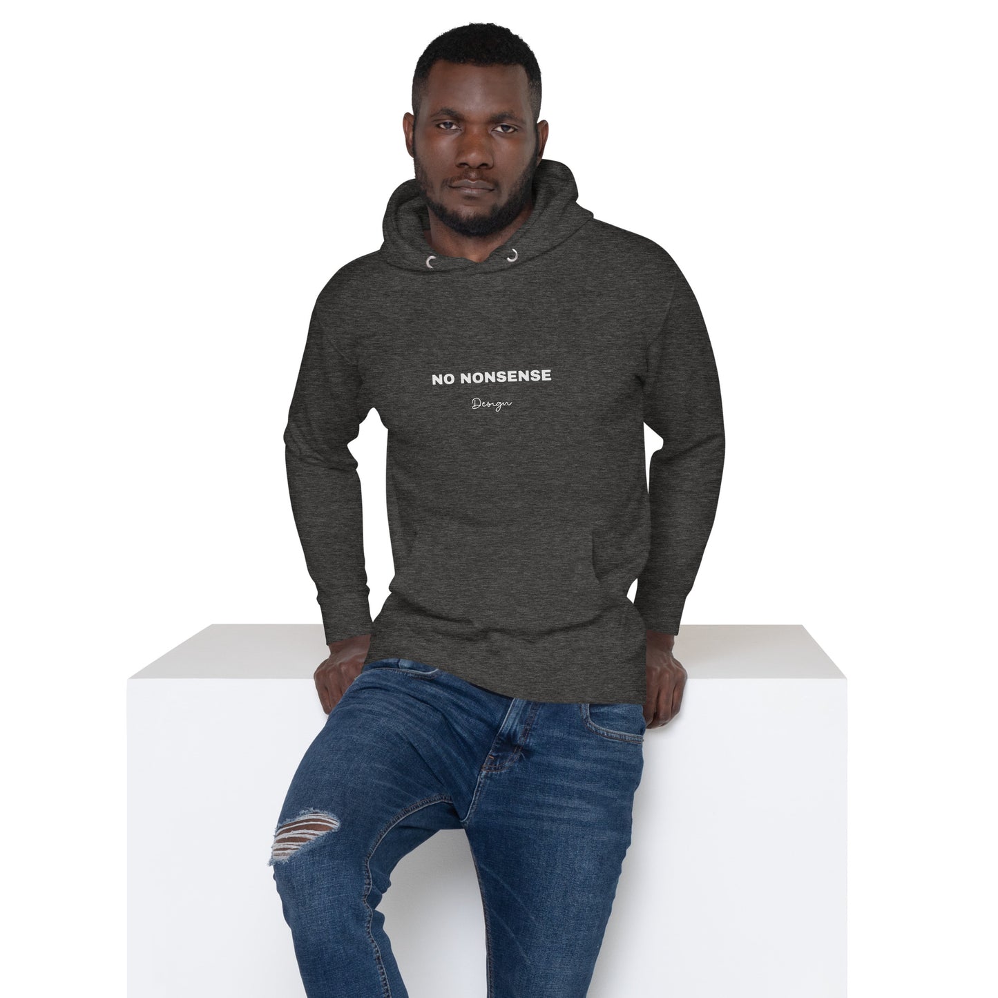 ATTITUDE. Unisex Hoodie. NO NONSENSE DESIGN.