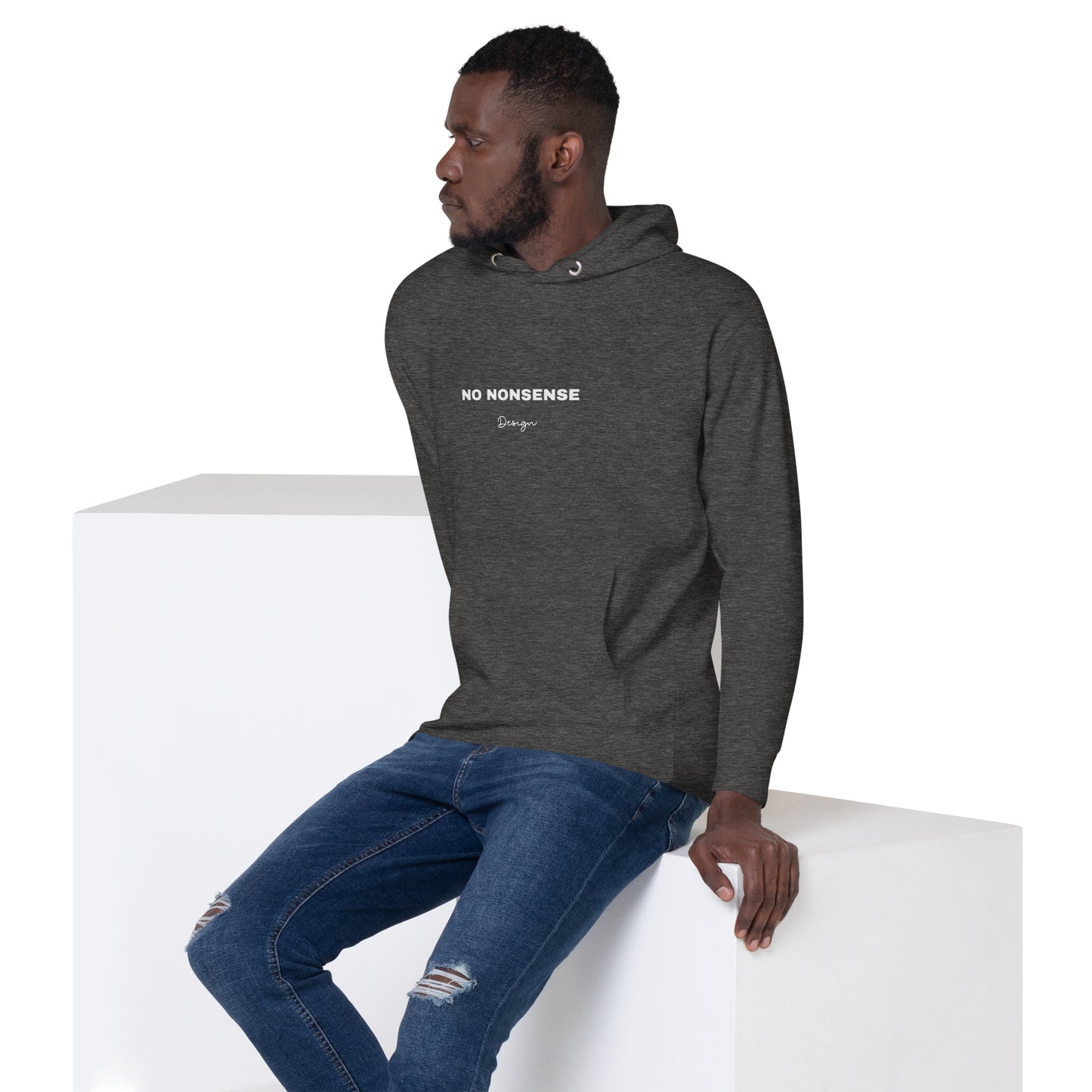 ATTITUDE. Unisex Hoodie. NO NONSENSE DESIGN.