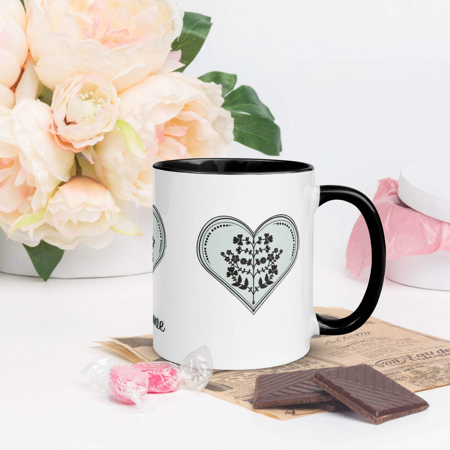 ROOTS! Mug with Color Inside. WITH LOVE.