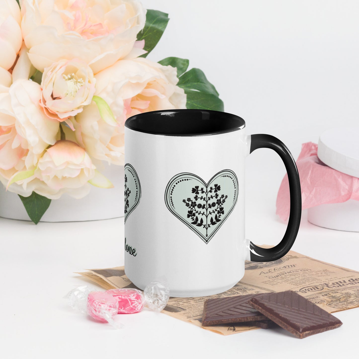 ROOTS! Mug with Color Inside. WITH LOVE.