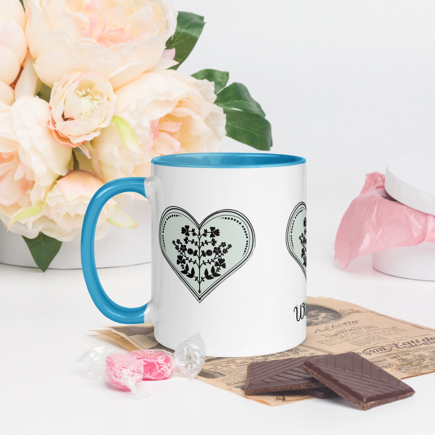 ROOTS! Mug with Color Inside. WITH LOVE.