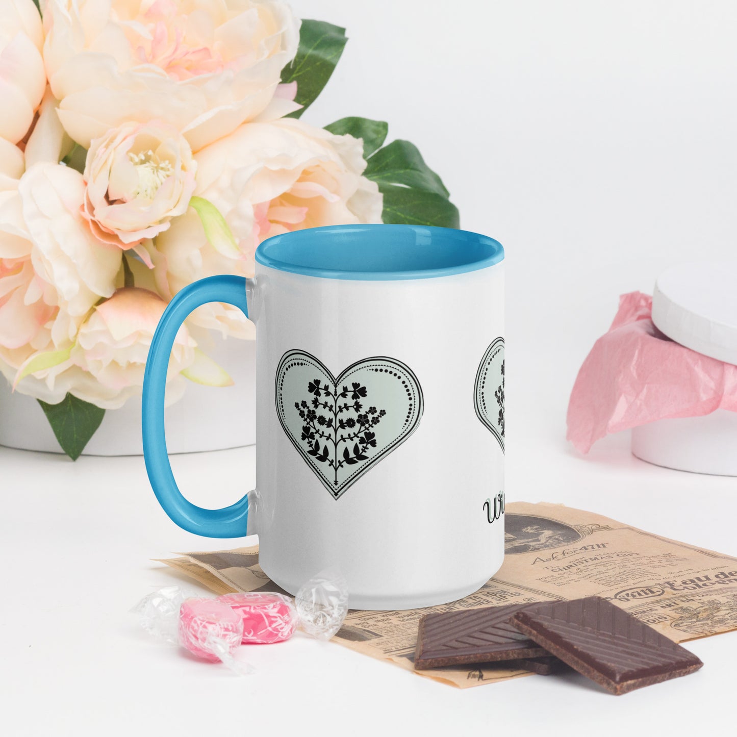 ROOTS! Mug with Color Inside. WITH LOVE.