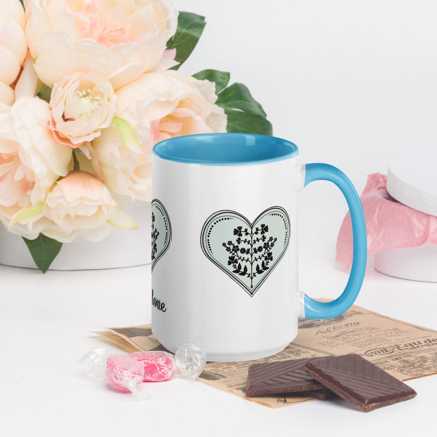 ROOTS! Mug with Color Inside. WITH LOVE.