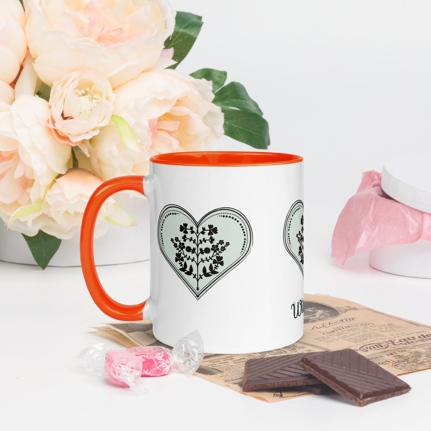 ROOTS! Mug with Color Inside. WITH LOVE.