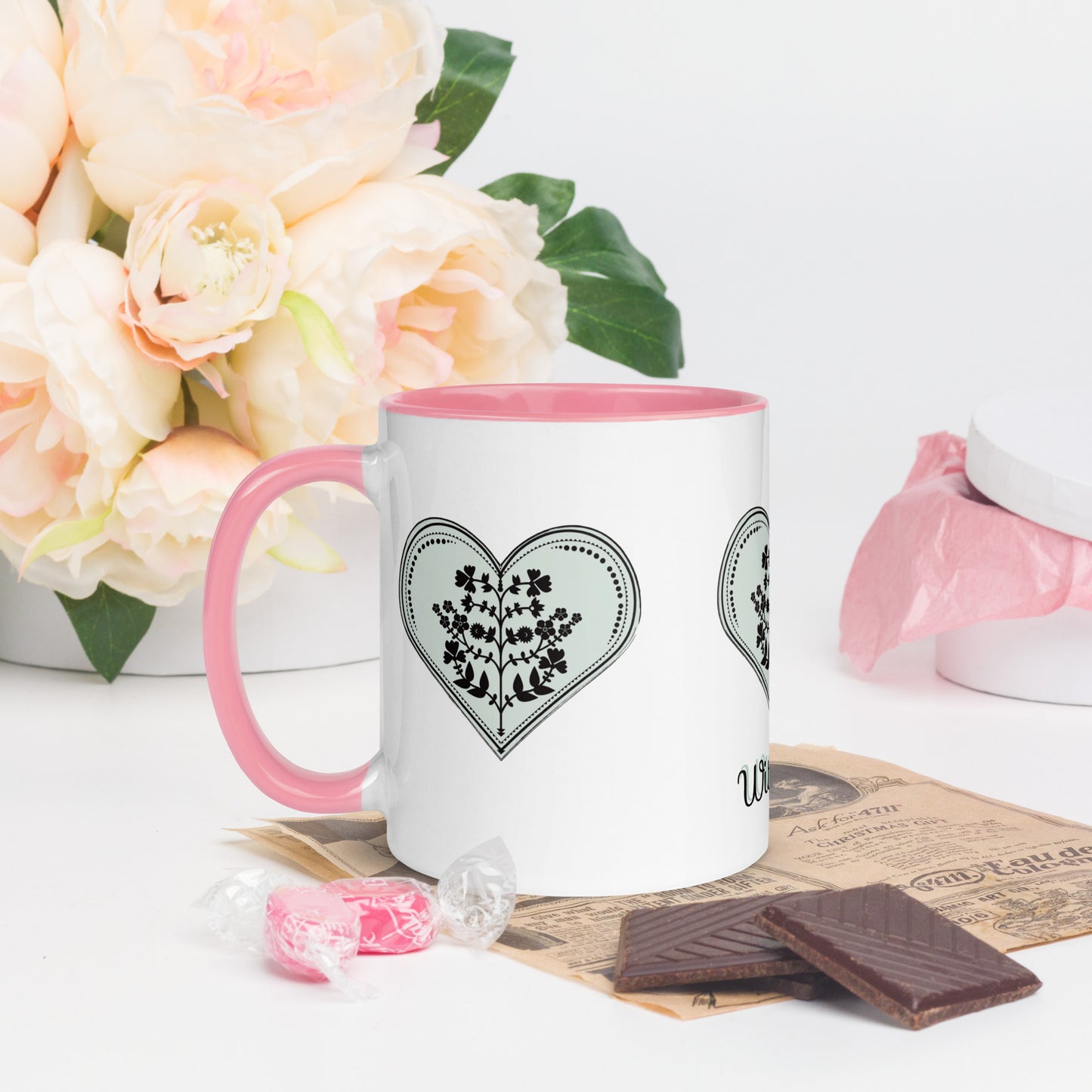 ROOTS! Mug with Color Inside. WITH LOVE.