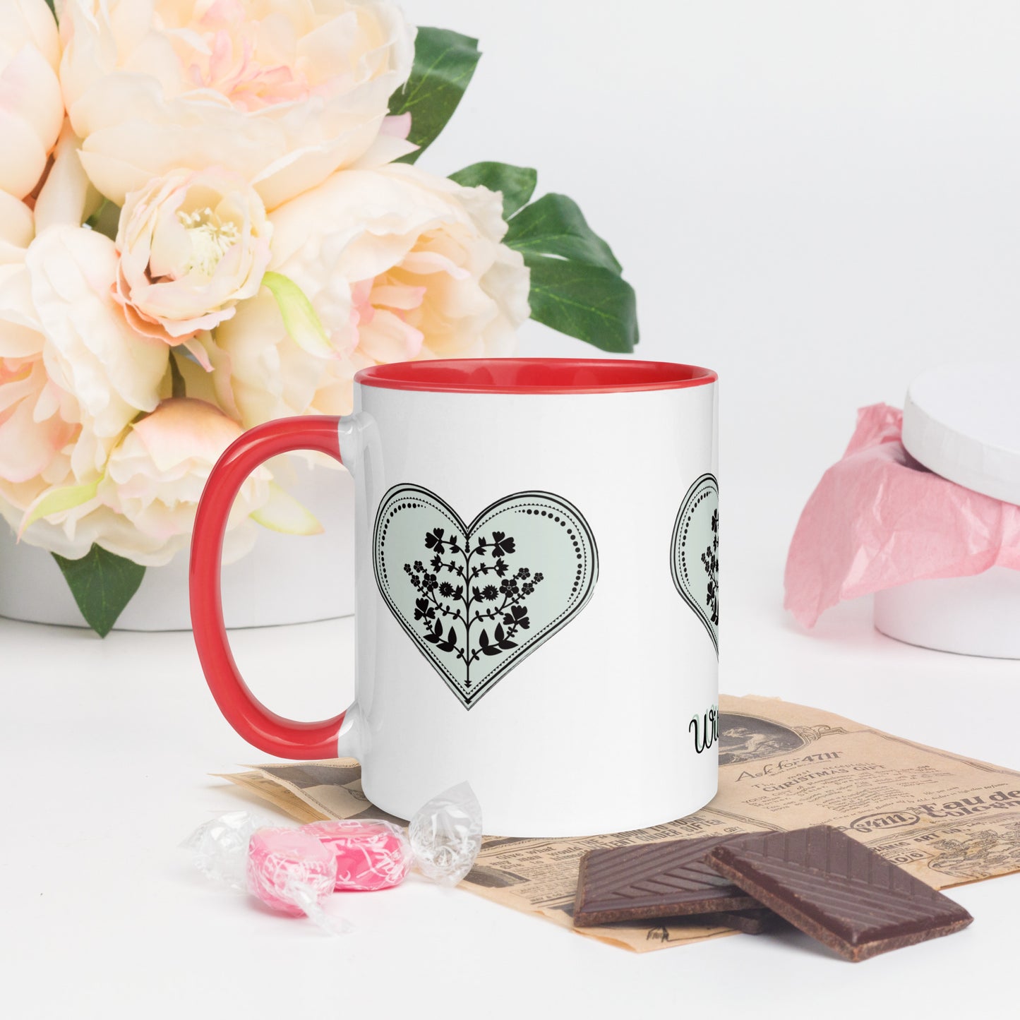 ROOTS! Mug with Color Inside. WITH LOVE.