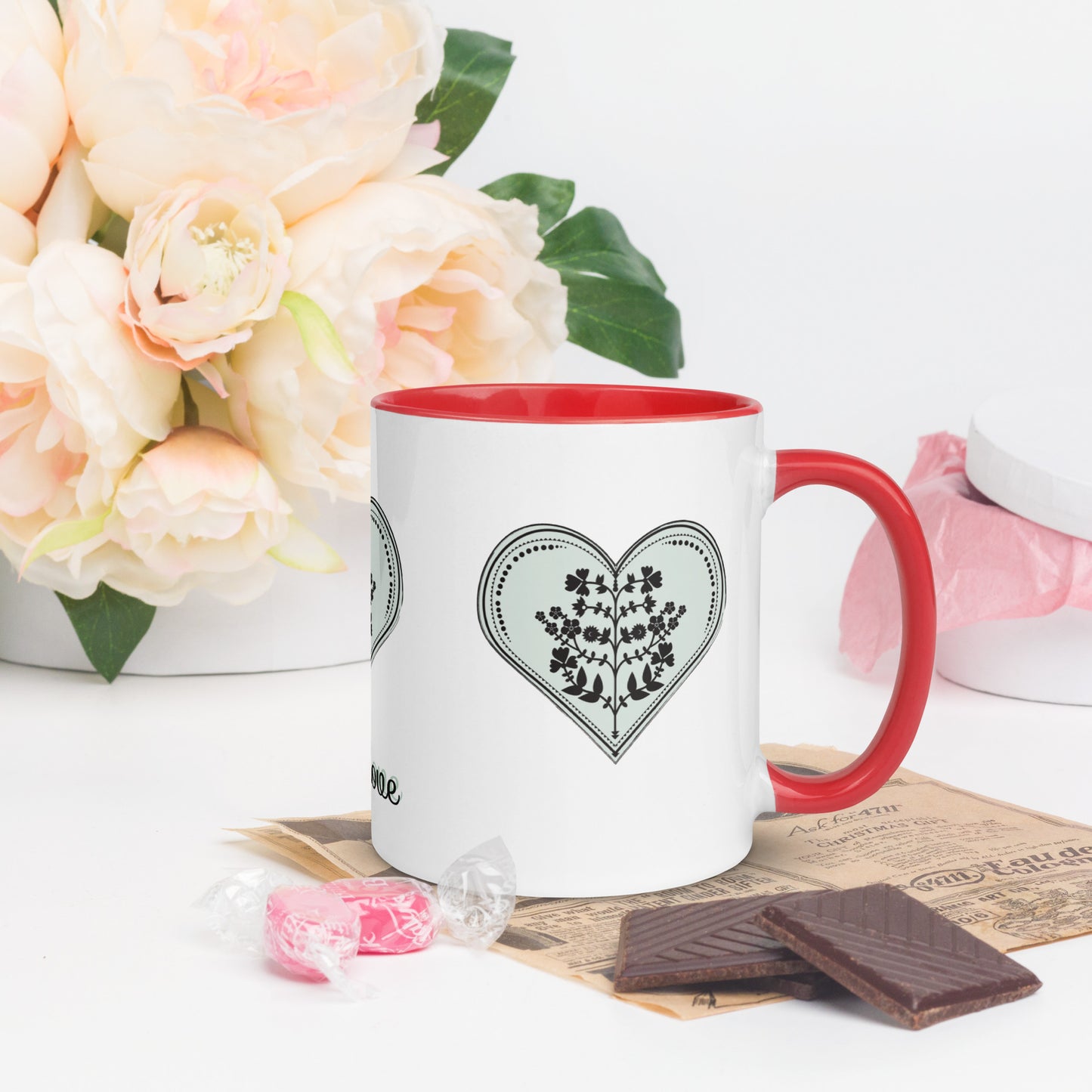 ROOTS! Mug with Color Inside. WITH LOVE.