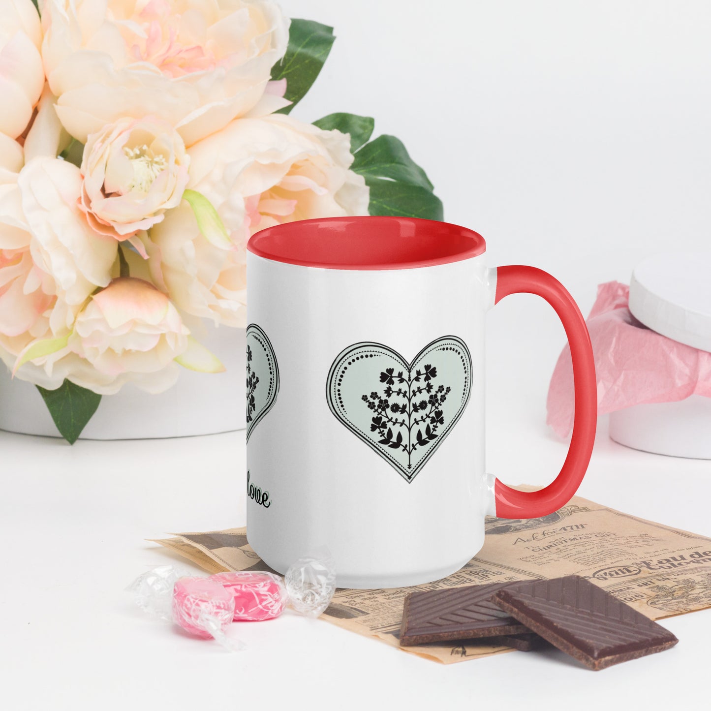 ROOTS! Mug with Color Inside. WITH LOVE.