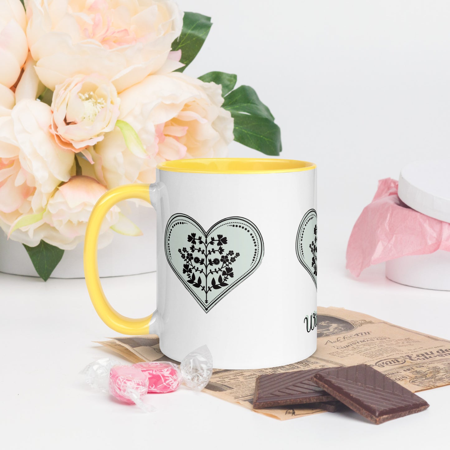 ROOTS! Mug with Color Inside. WITH LOVE.